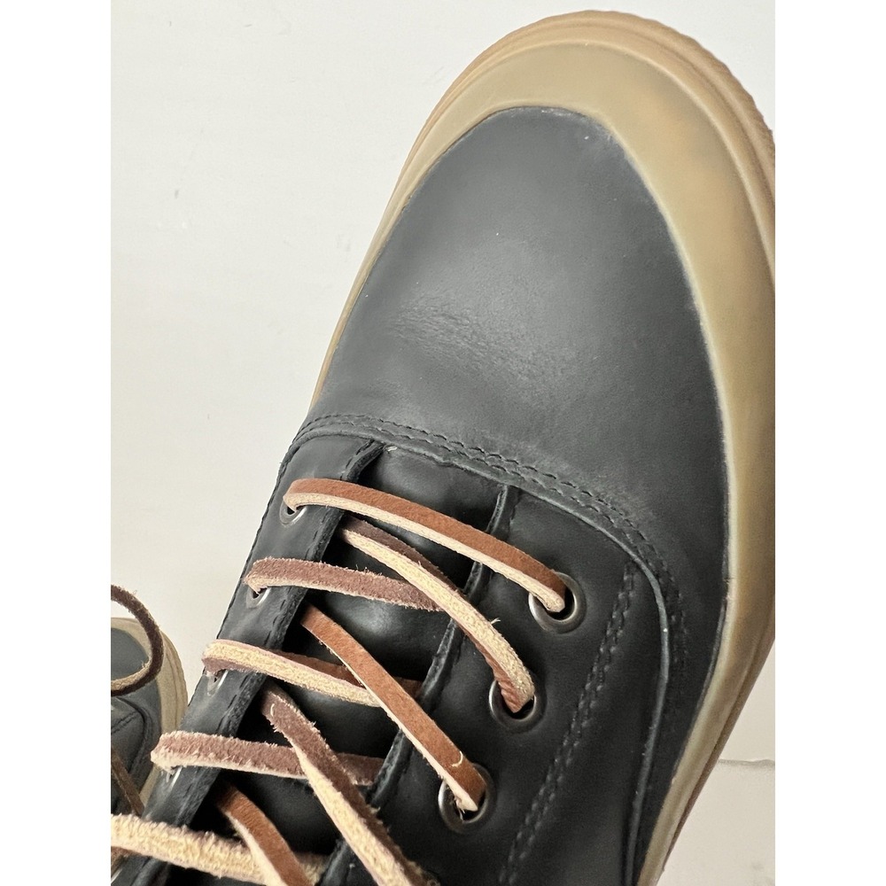 SeaVees Mammoth Boot Sneaker Mens 9 Black Rugged Oil Leather Nice! Durable - Picture 9 of 12